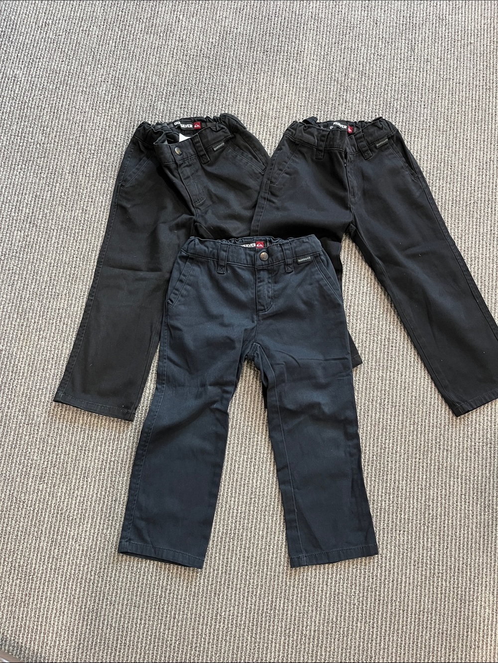 3 Pack Quiksilver Boys' pants in Black and navy
